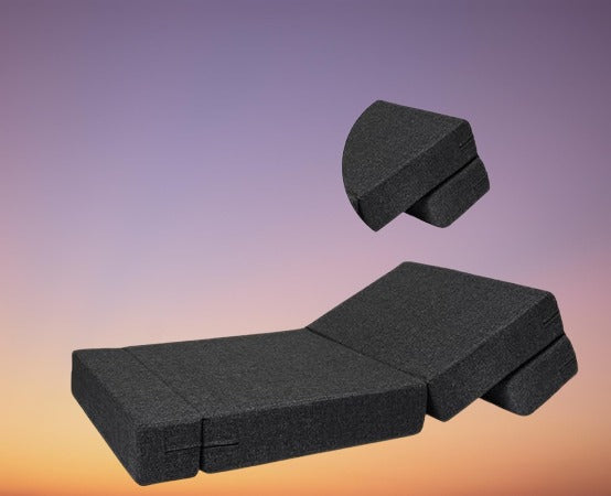 Sleepinmat 1 Seater Soft Collection Sofa Cum Bed Mattress 72x35x8 Inch ? Convertible & Space Saving Foam Sofa Bed for Home & Guest Use