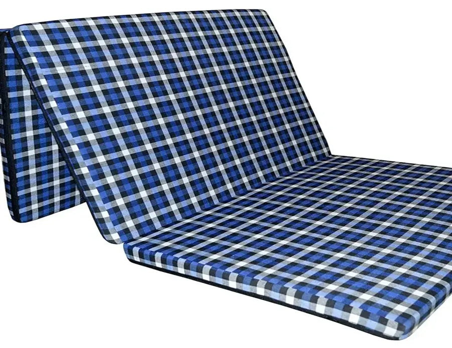 Sleepinmat Soft Collection Folding Mattress 72x48x3 Inch Portable & Space Saving High Density Foam Bed Mattress (Foam)