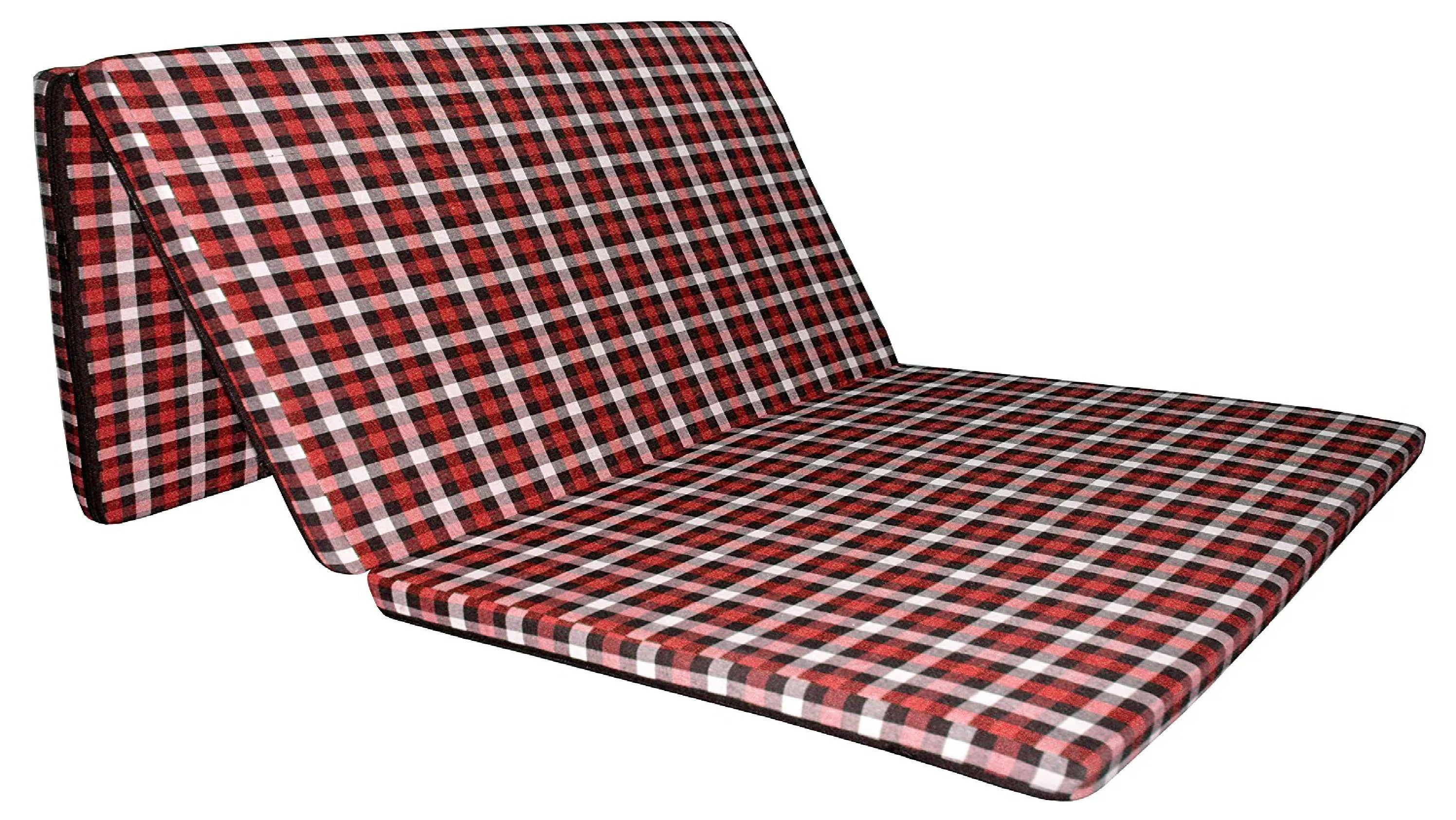 Sleepinmat Soft Collection Folding Mattress 72x48x3 Inch Portable & Space Saving High Density Foam Bed Mattress (Foam)