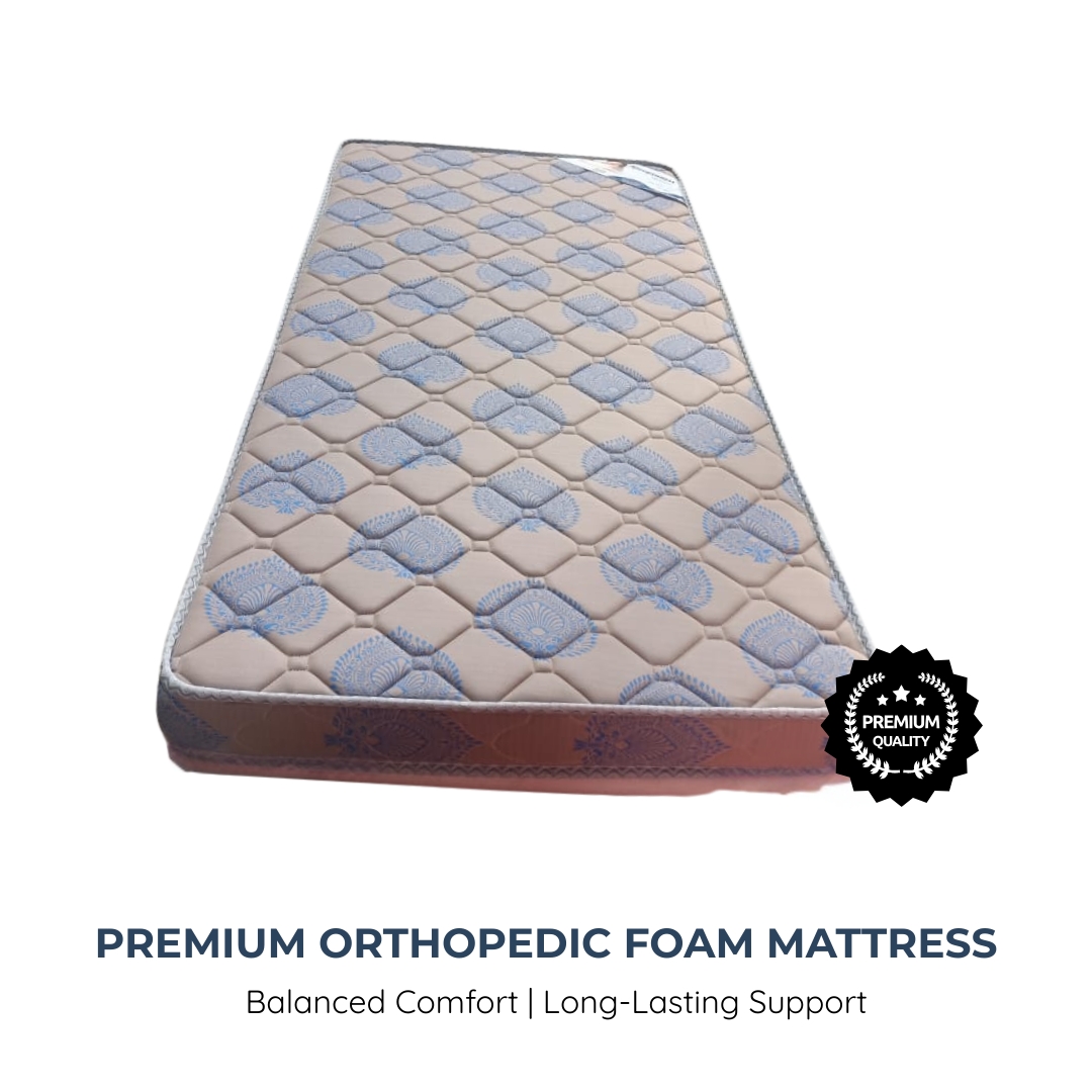 Sleepinmat Orthopedic Mattress 72x72x4 Inch - Pressure Relief & Comfort (HR Foam +Bonded)