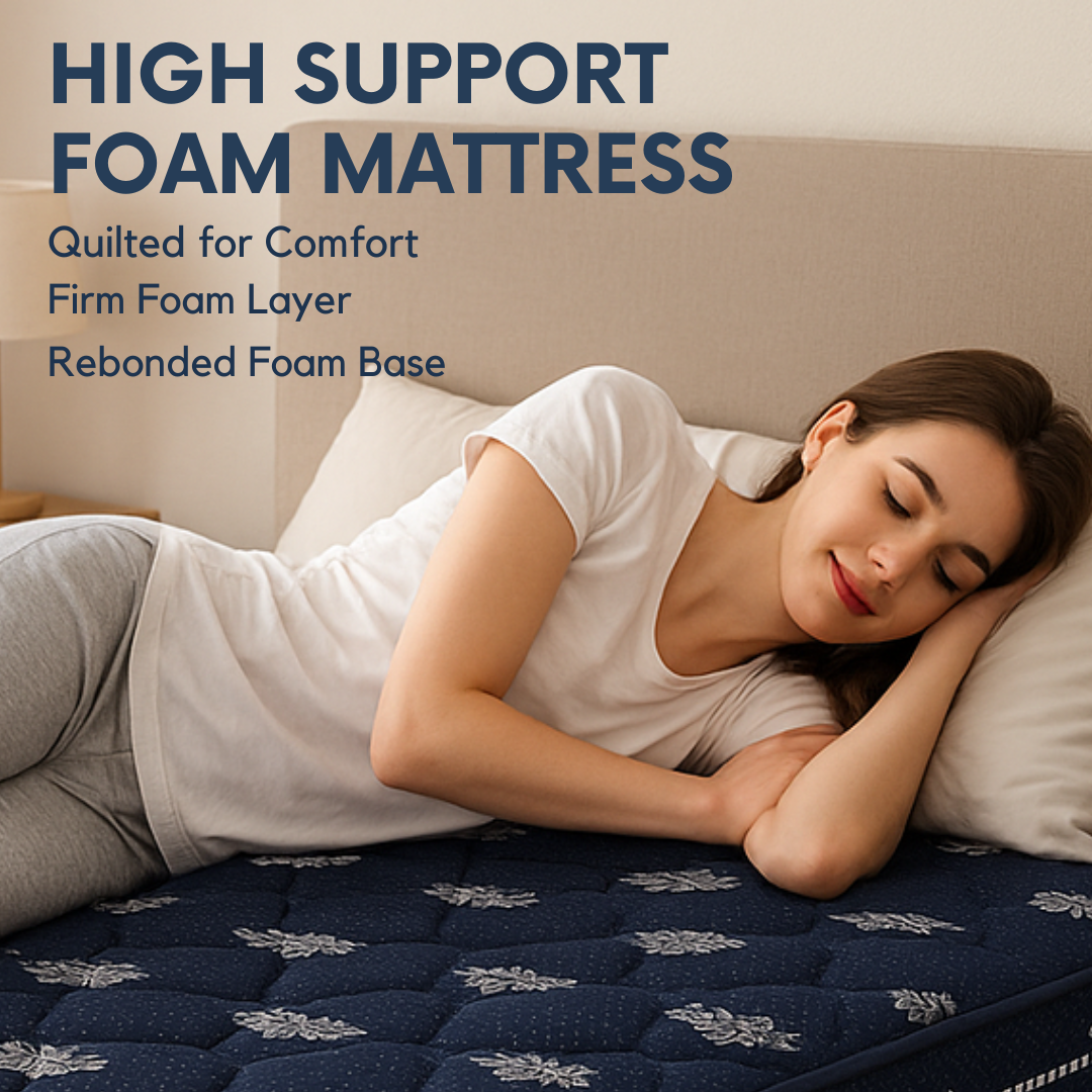 Sleepinmat Spring Mattress 72x48x8 Inch for Back Support & Sleeping Comfort With Spring Mattress