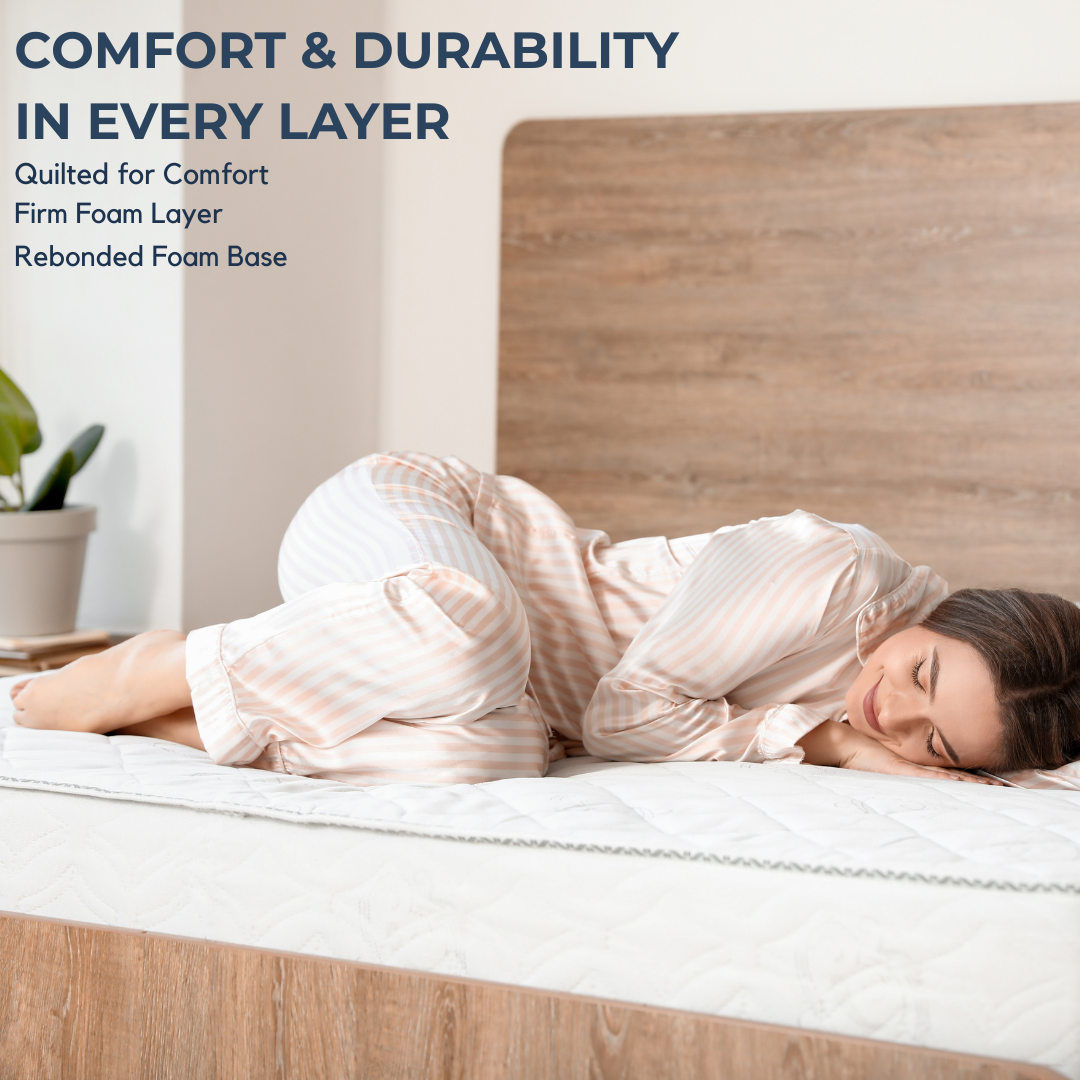 Sleepinmat Soft Collection Pure Foam Mattress 72x48x8 Inch Portable & Space Saving High Density Foam Bed Mattress (Foam)