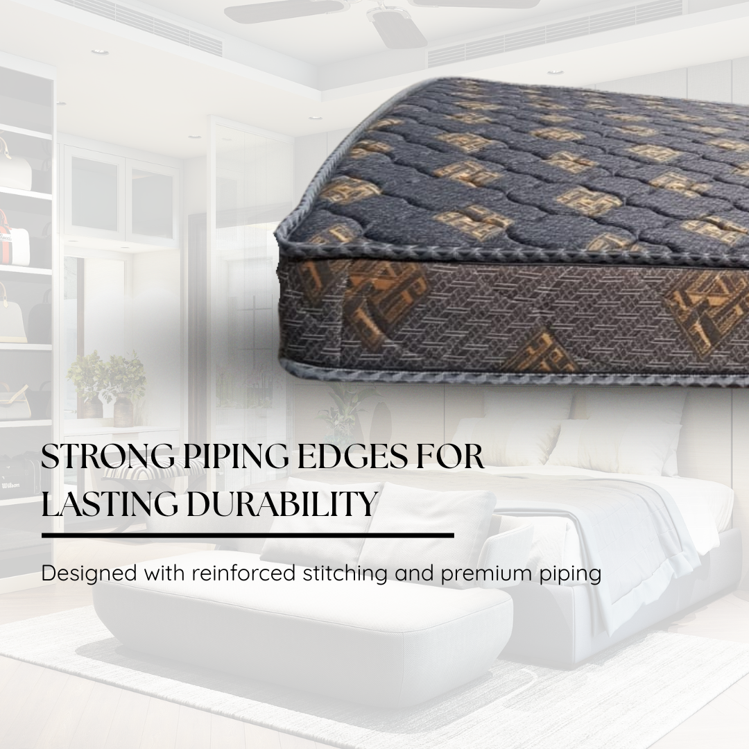 Sleepinmat Orthosofty Foam Mattress 72x72x8 Inch - Pressure Relief & Comfort ( Softy Foam + Bonded) (7 Years Warranty)