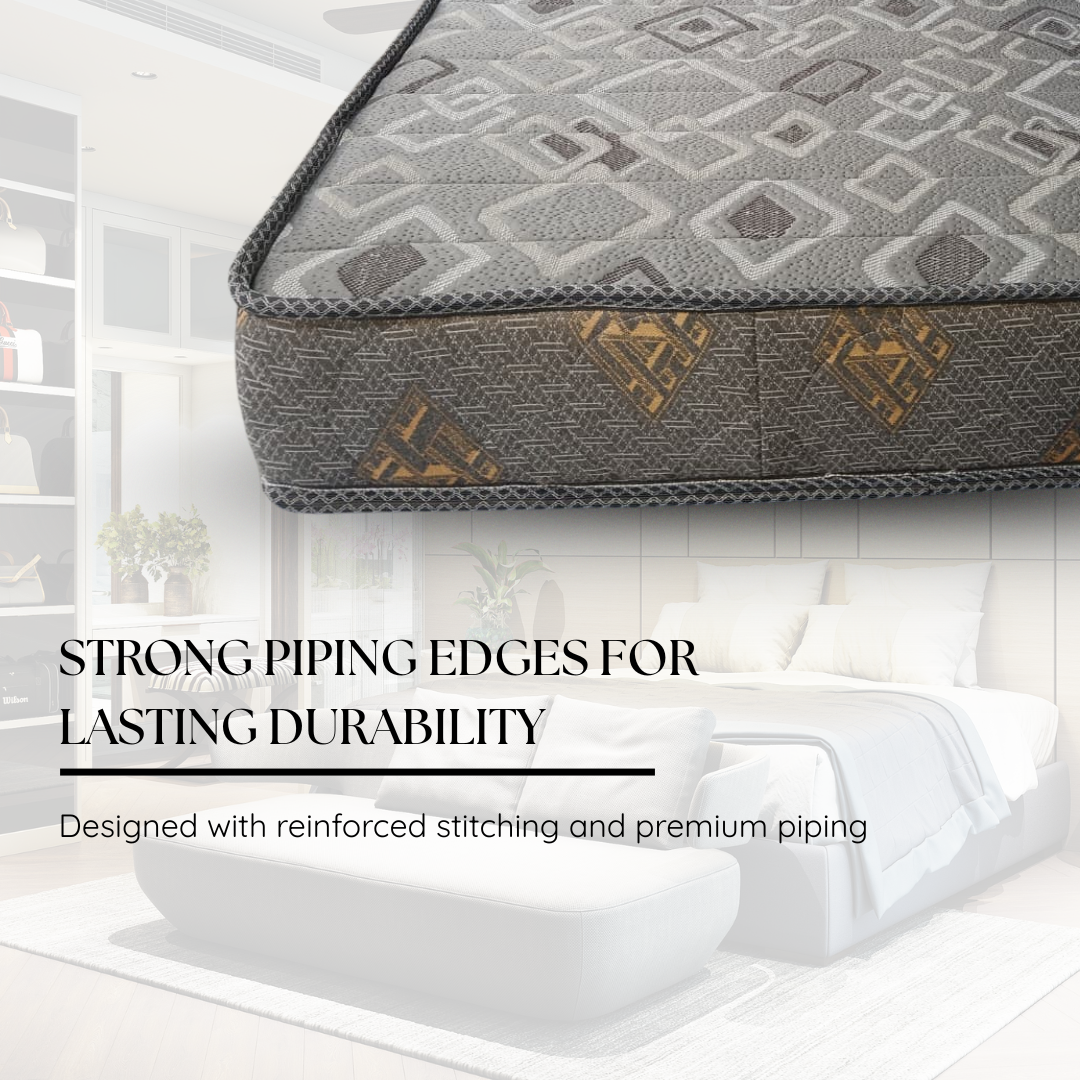 Sleepinmat Orthosofty Foam Mattress 72x48x6 Inch - Pressure Relief & Comfort ( Softy Foam + Bonded) (7 Years Warranty)