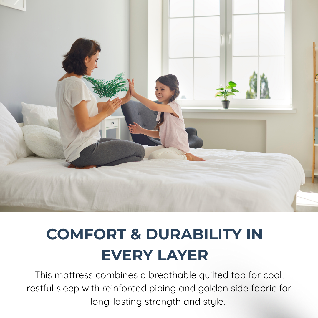 Sleepinmat Orthosofty Foam Mattress 72x35x6 Inch - Pressure Relief & Comfort ( Softy Foam + Bonded) (7 Years Warranty)