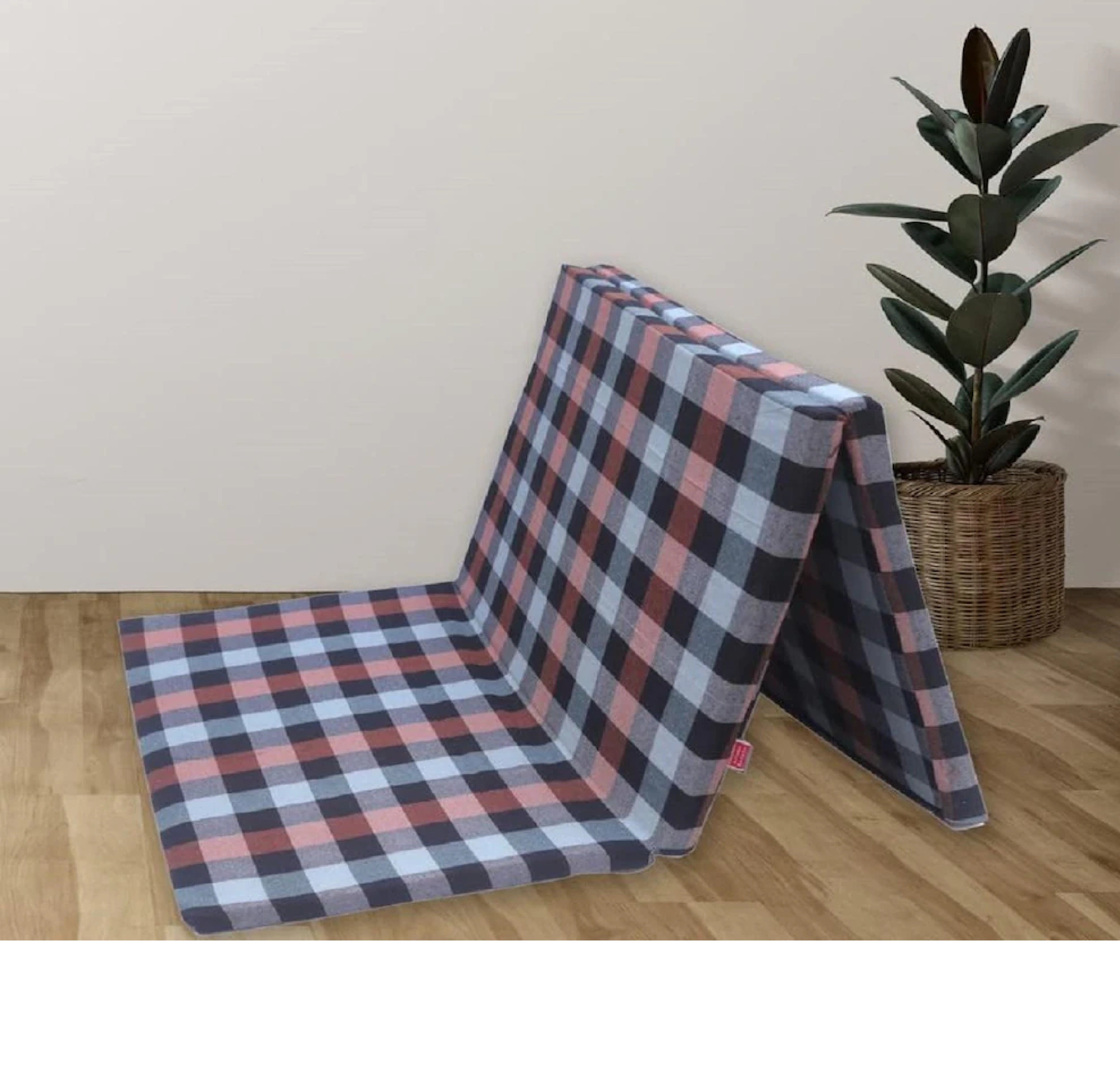 Sleepinmat Soft Collection Folding Mattress 72x48x4 Inch Portable & Space Saving High Density Foam Bed Mattress (Foam)