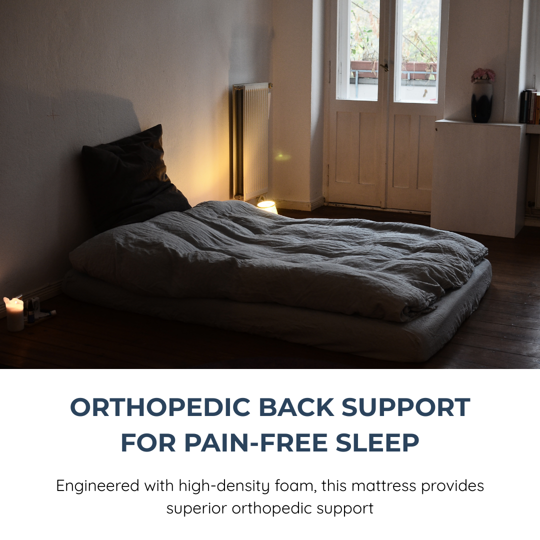 Sleepinmat Orthosofty Foam Mattress 72x35x6 Inch - Pressure Relief & Comfort ( Softy Foam + Bonded) (7 Years Warranty)