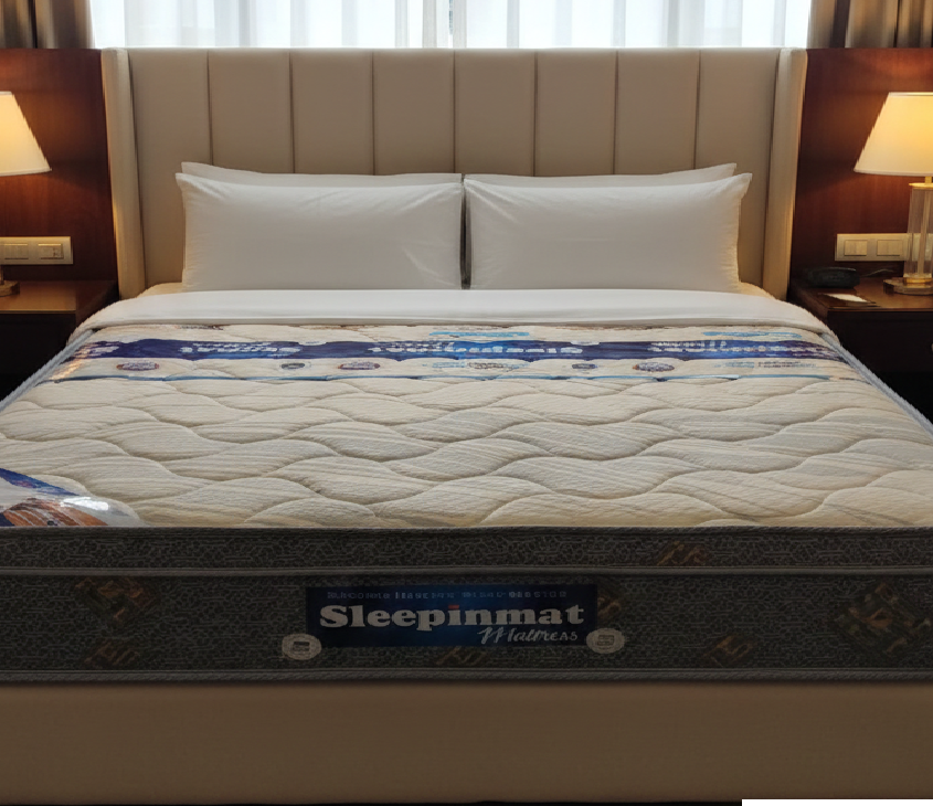 Sleepinmat Orthopedic Mattress 72x72x8 Inch - Pressure Relief & Comfort (HR Foam +Bonded)