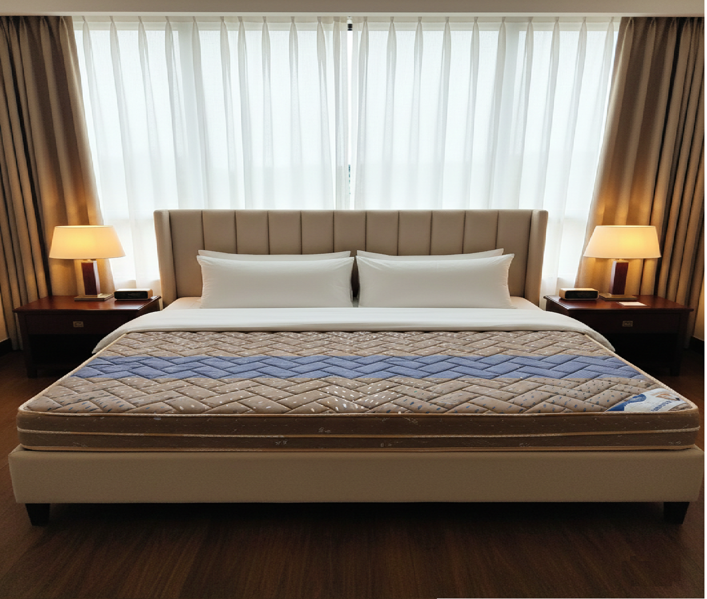 Sleepinmat Orthopedic Mattress 72x72x6 Inch - Pressure Relief & Comfort (HR Foam +Bonded)