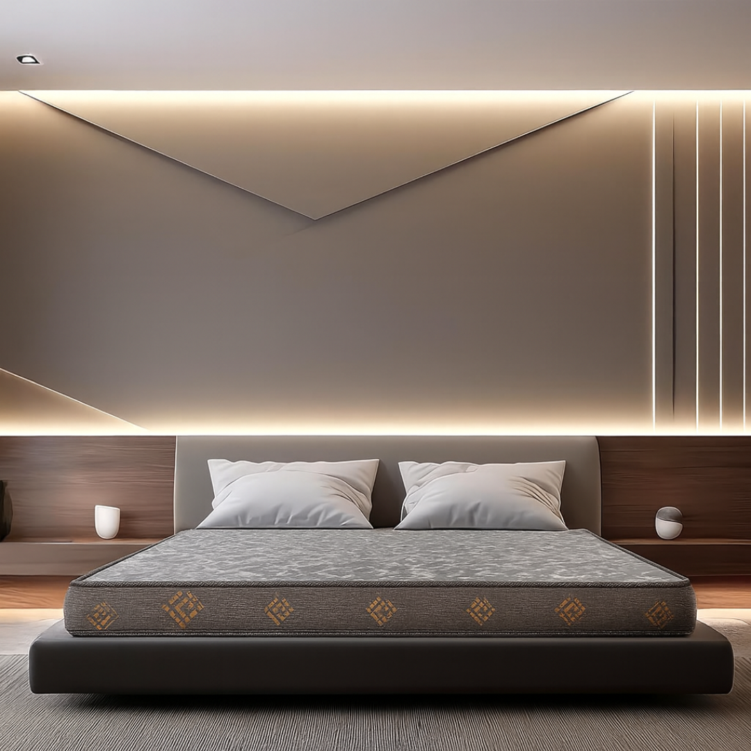 Sleepinmat Soft Collection Pure Foam Mattress  72x72x4 Inch  Portable & Space Saving High Density Foam Bed Mattress (Foam)