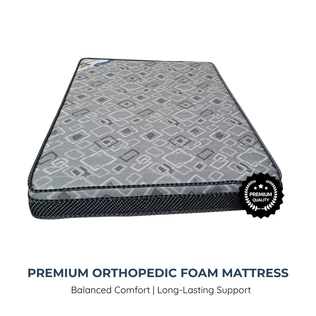 Sleepinmat Orthosofty Foam Mattress 72x48x8 Inch - Pressure Relief & Comfort ( Softy Foam + Bonded) (7 Years Warranty)