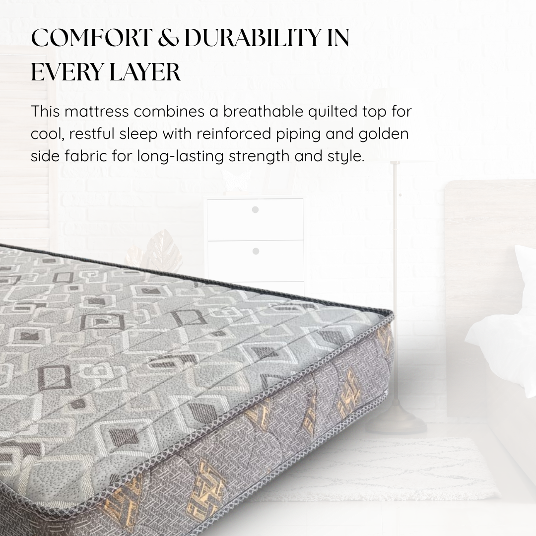 Sleepinmat Soft Collection Pure Foam Mattress  72x72x4 Inch  Portable & Space Saving High Density Foam Bed Mattress (Foam)