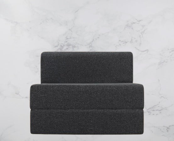 Sleepinmat 1 Seater Soft Collection Sofa Cum Bed Mattress 72x35x8 Inch ? Convertible & Space Saving Foam Sofa Bed for Home & Guest Use