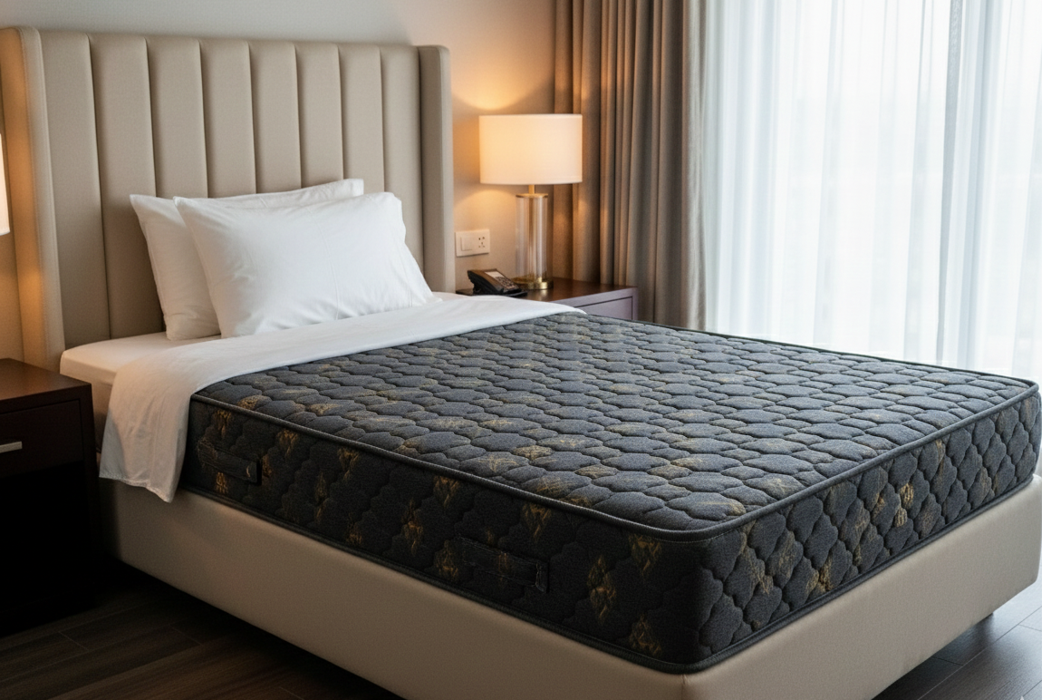 Sleepinmat Spring Mattress 72x72x10 Inch for Back Support & Sleeping Comfort With Spring Mattress