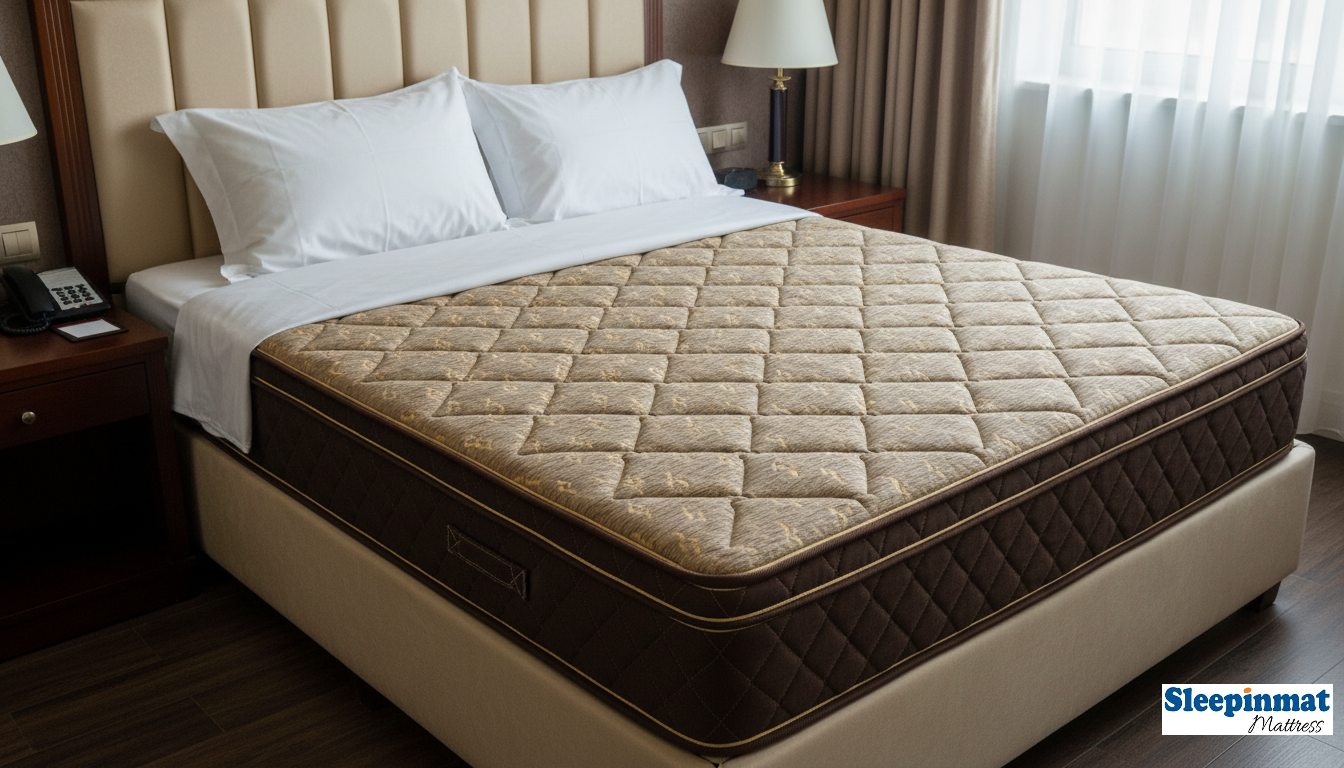 Sleepinmat Orthopedic Mattress 72x72x8 Inch - Pressure Relief & Comfort (HR Foam +Bonded)