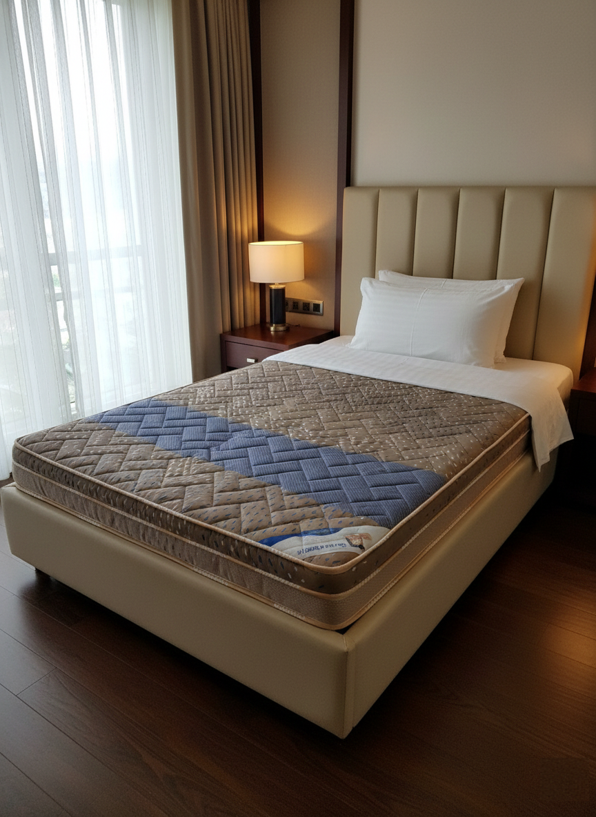 Sleepinmat Sleep Memo Mattress 72x35x5 Inch ( Memory Foam + High Density Foam + Bonded Foam) Back Pain Relief Advance Comfort (10 Years Warranty)